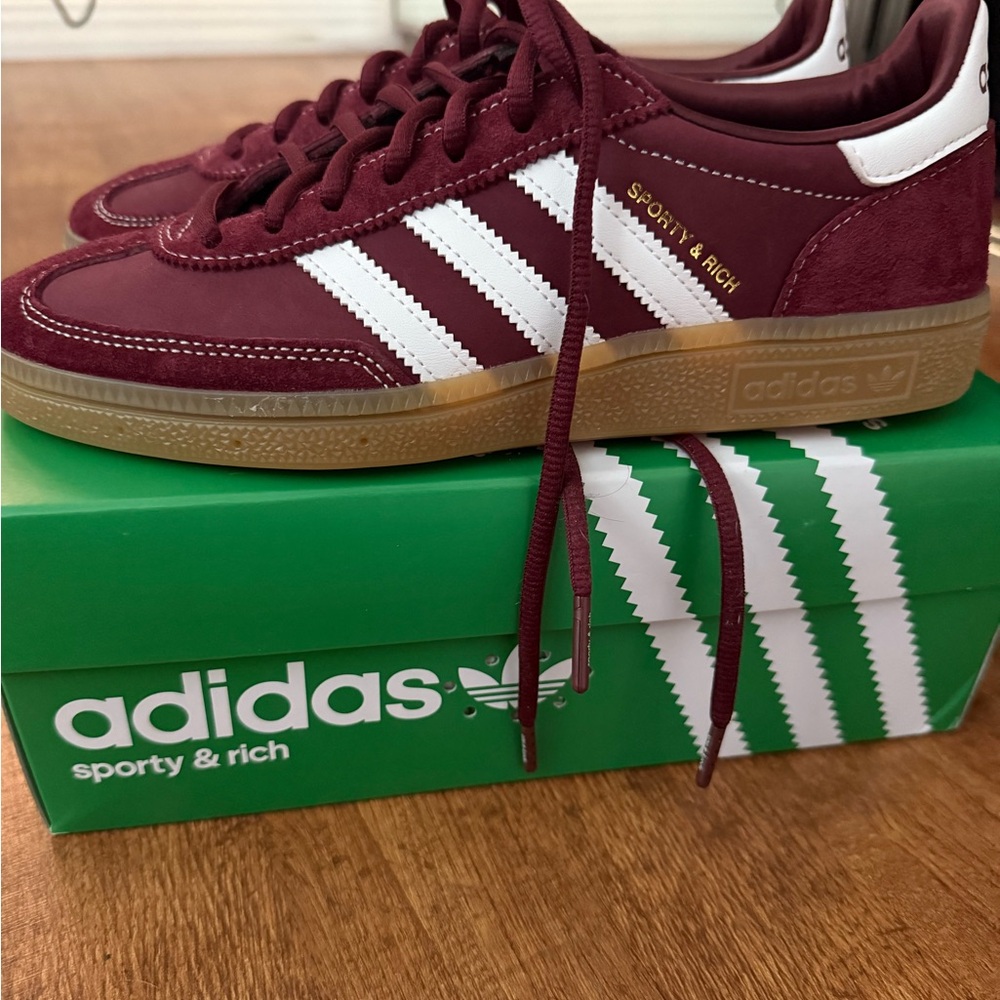 Adidas Sporty & Rich Burgundy Sneakers